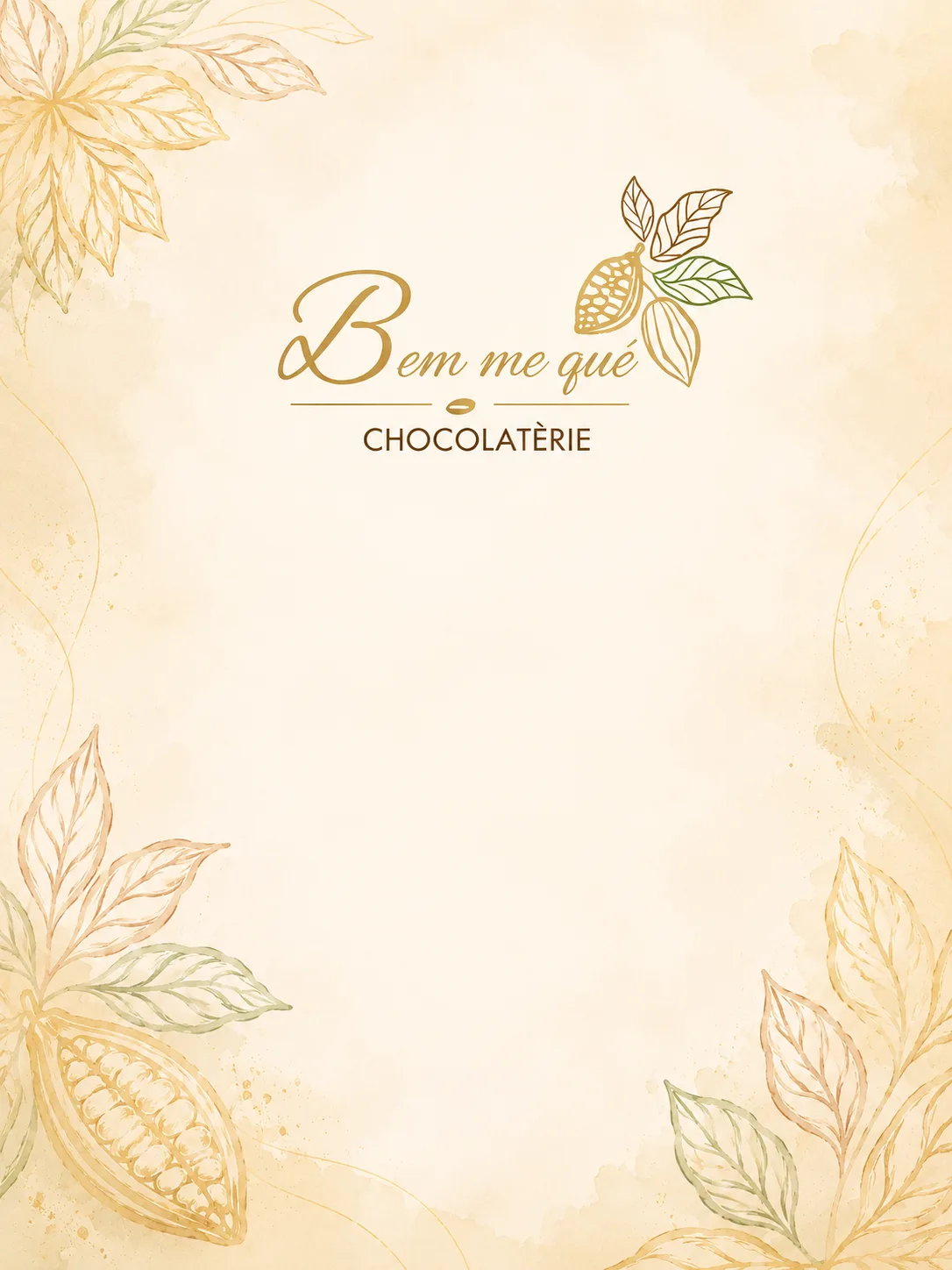 Bombons artesanais com casquinha brilhante e recheio cremoso produzidos pela Bem me Qué Chocolaterie
